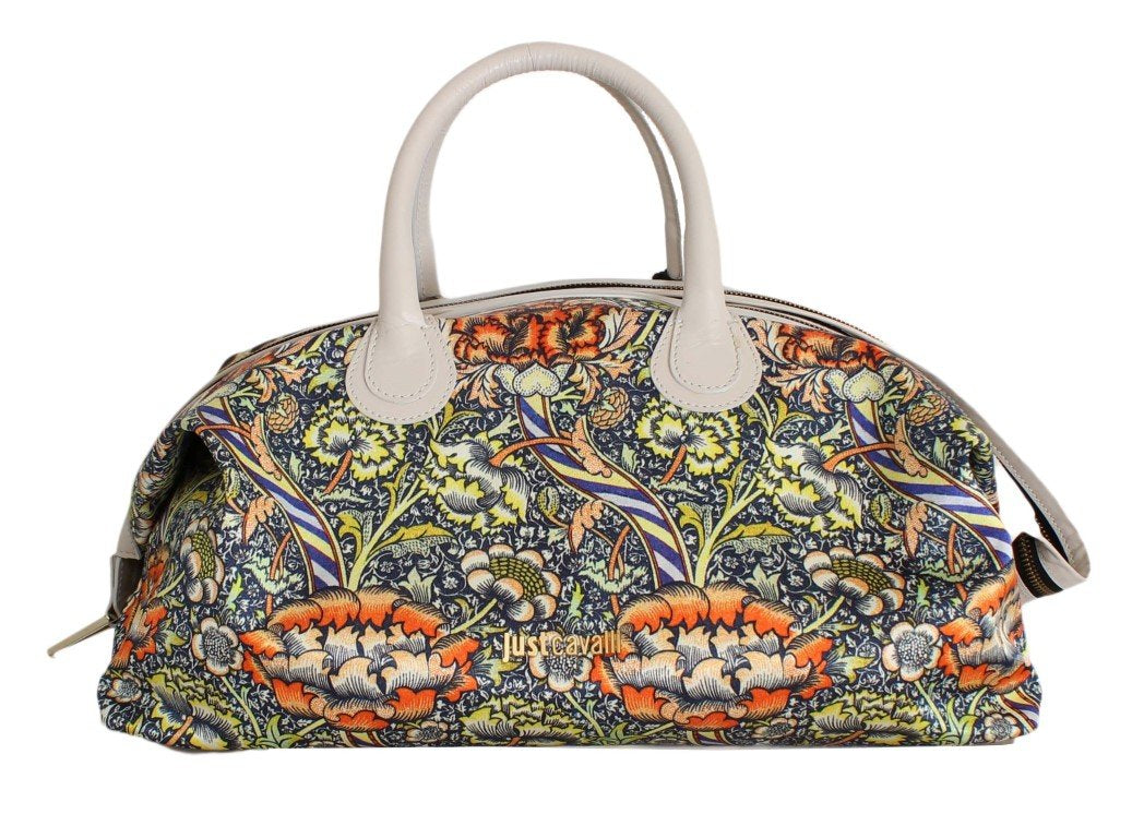 Multicolor Floral Print Hand Satchel Bag