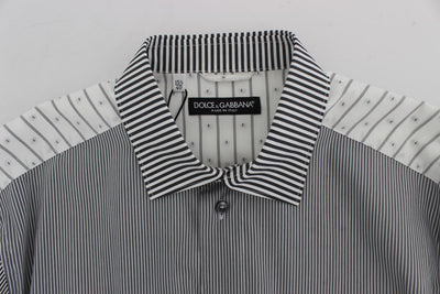 Gray cotton stretch shirt