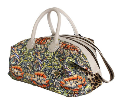 Multicolor Floral Print Hand Satchel Bag