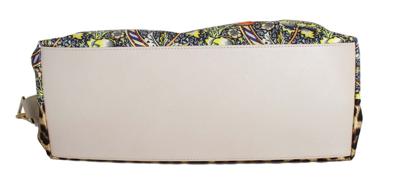 Multicolor Floral Print Hand Satchel Bag