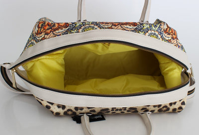 Multicolor Floral Print Hand Satchel Bag