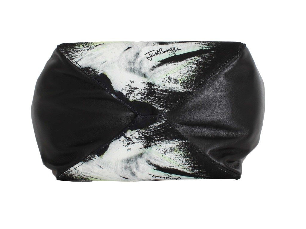 Black Tiger Print Hand Shoulder Shopping Tote Bag