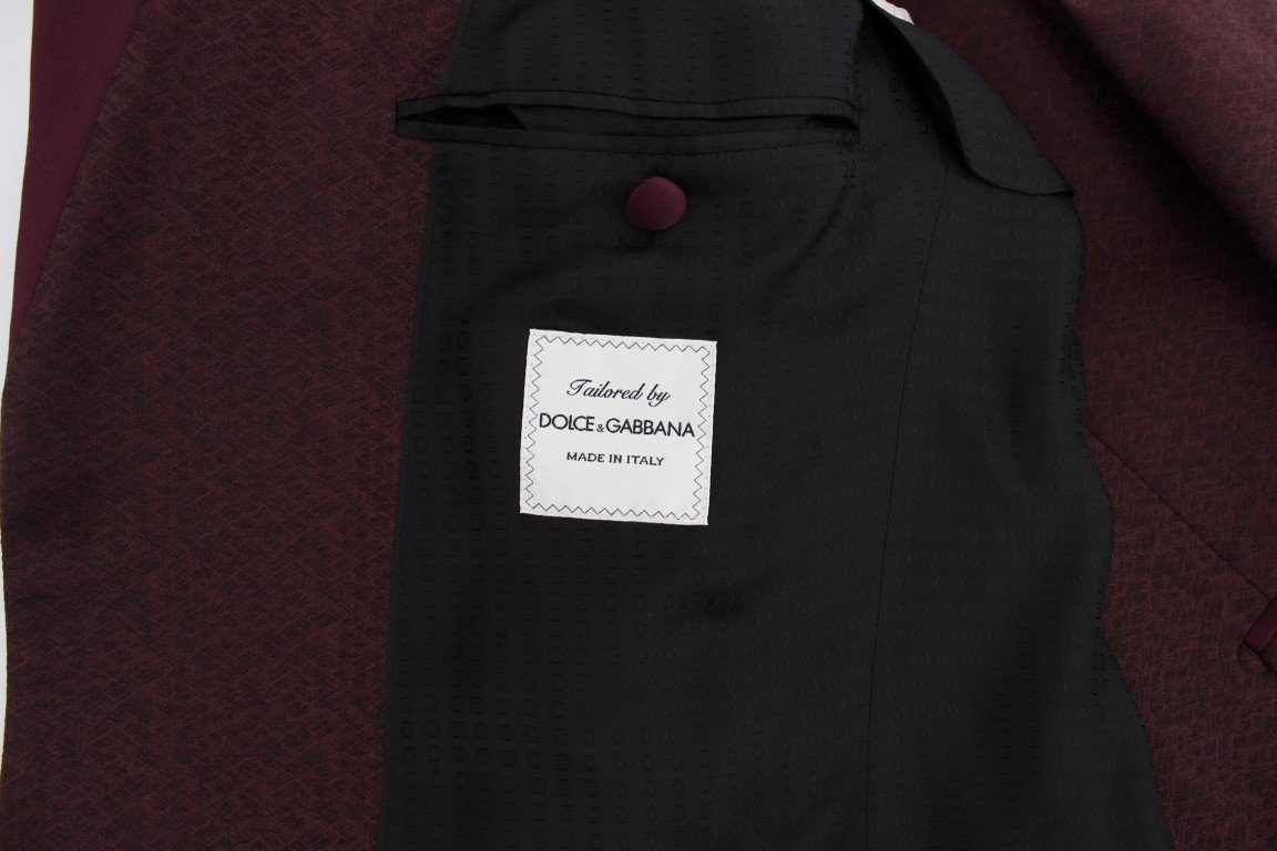 Bordeaux 3 Piece Slim Fit Suit Tuxedo