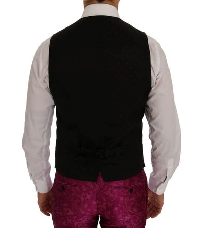 Pink Jacquard 3 Piece Slim fit Suit