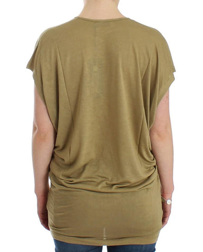 Green print shortsleeve t-shirt