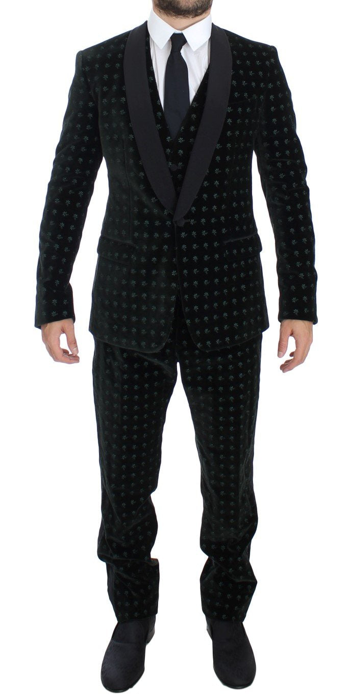 Green Velvet MARTINI 3 Piece Suit Tuxedo
