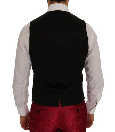 Pink Jacquard 3 Piece Slim fit Suit