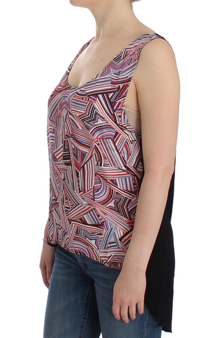 Multicolor sleeveless top