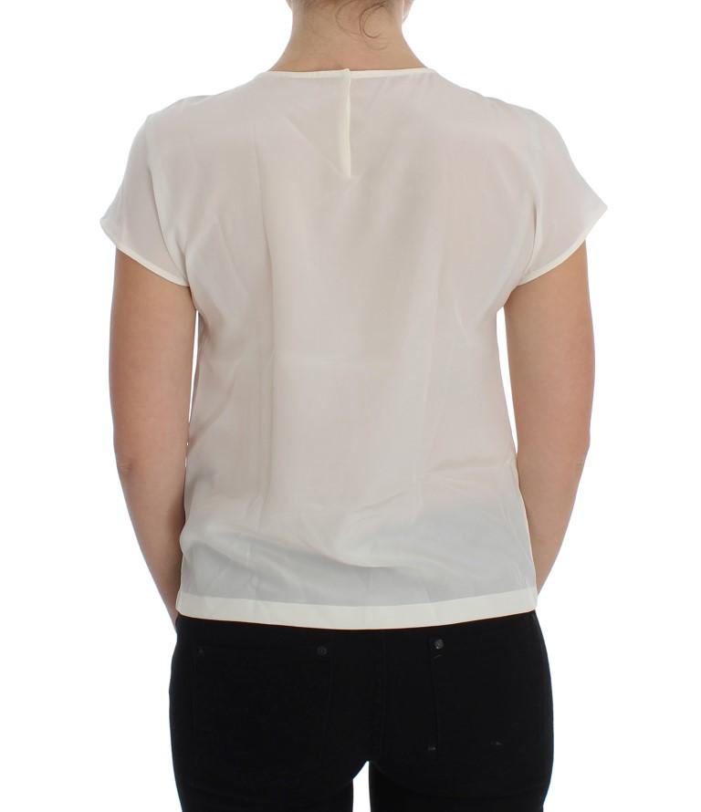 Multicolor MAMMA SARA Silk T-shirt