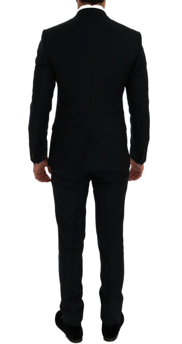 Blue Wool MARTINI 3 Piece Slim fit Suit