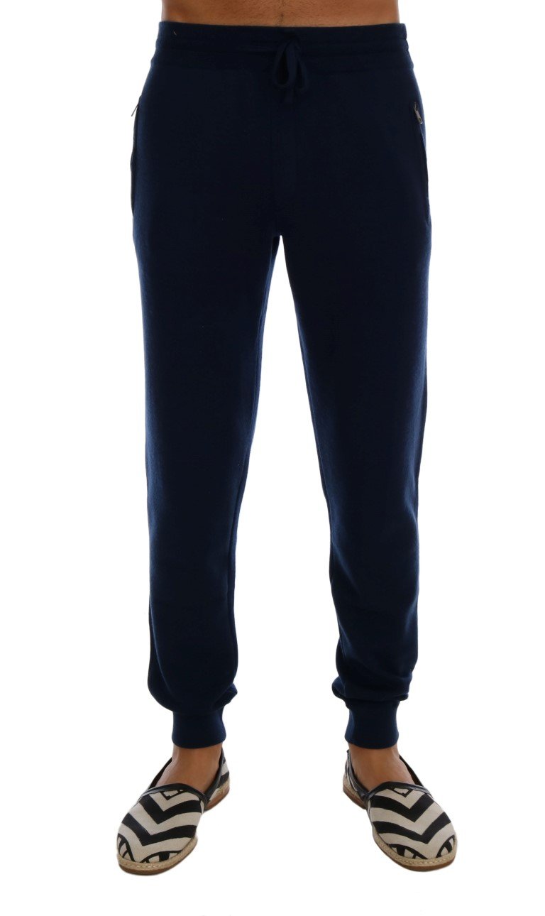 Blue Cashmere Gym Training Sport Pants