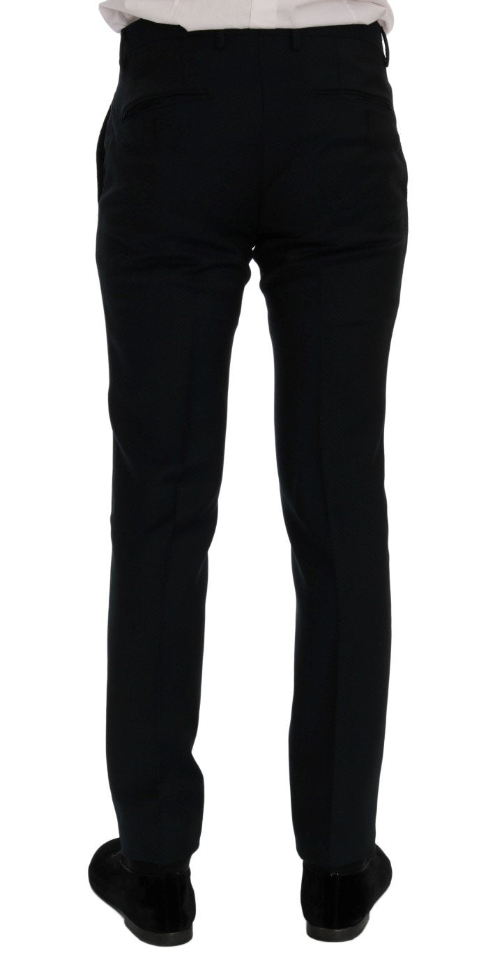 Blue Wool MARTINI 3 Piece Slim fit Suit
