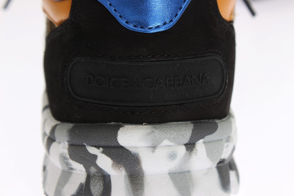 Multicolor Leather Logo Sport Sneakers