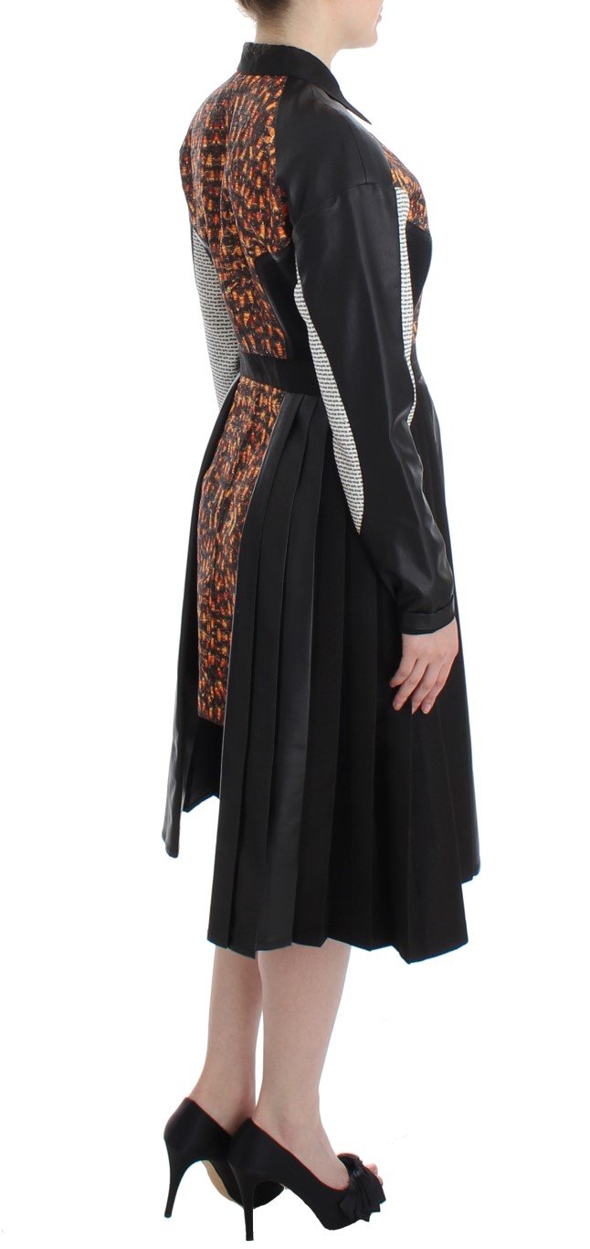 Multicolor Shirt Long Sleeve Dress