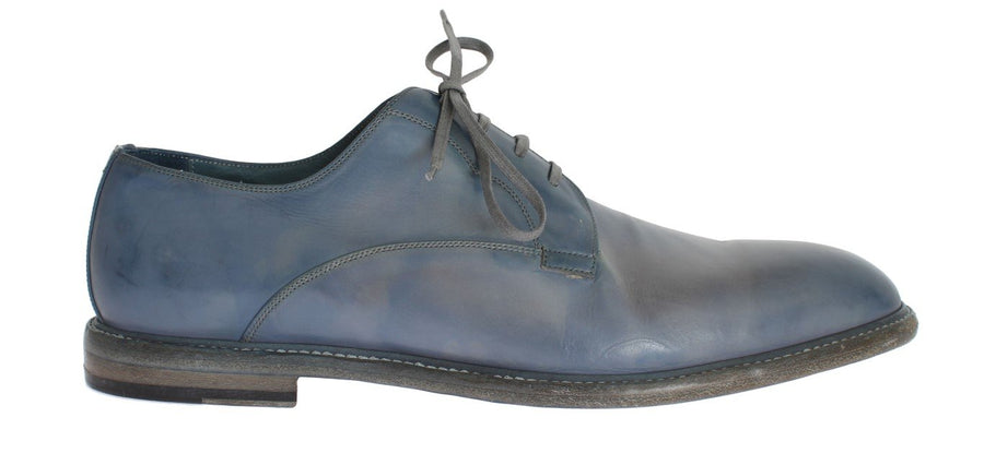 Blue Leather Dress Formal Shoes