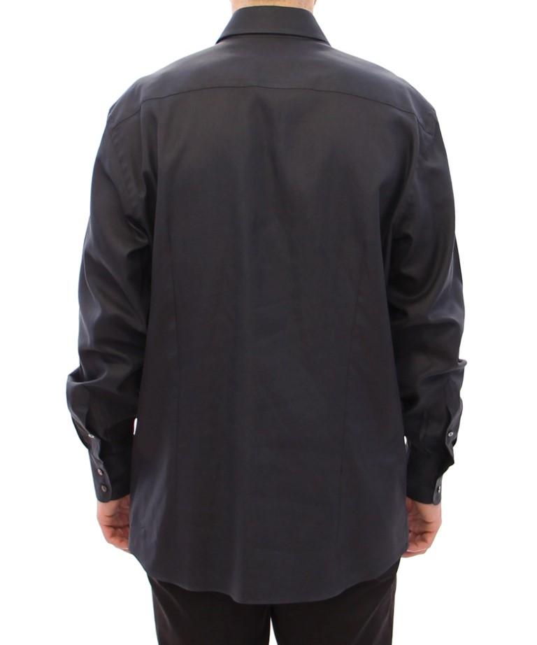 Blue Regular Fit Cotton Formal Dress Shirt