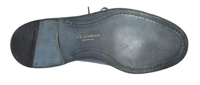 Blue Leather Dress Formal Shoes