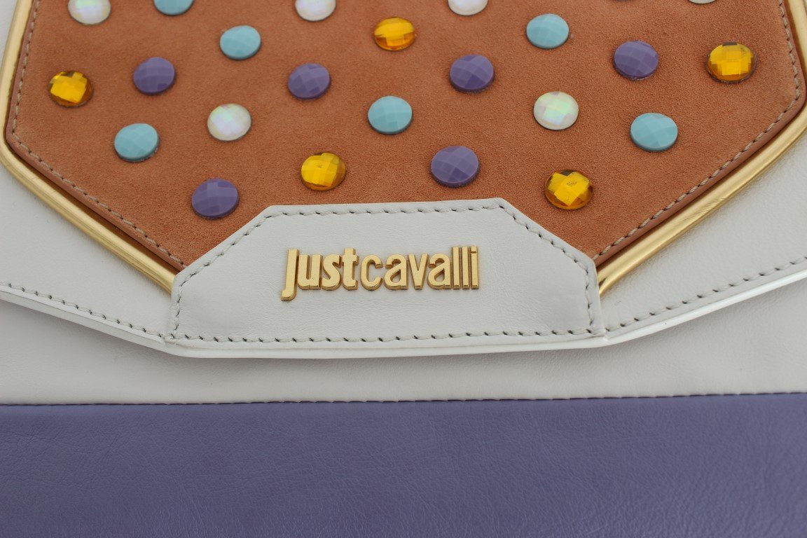 Multicolor Calf Leather Hand Clutch Bag