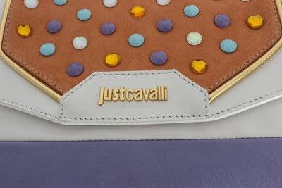 Multicolor Calf Leather Hand Clutch Bag