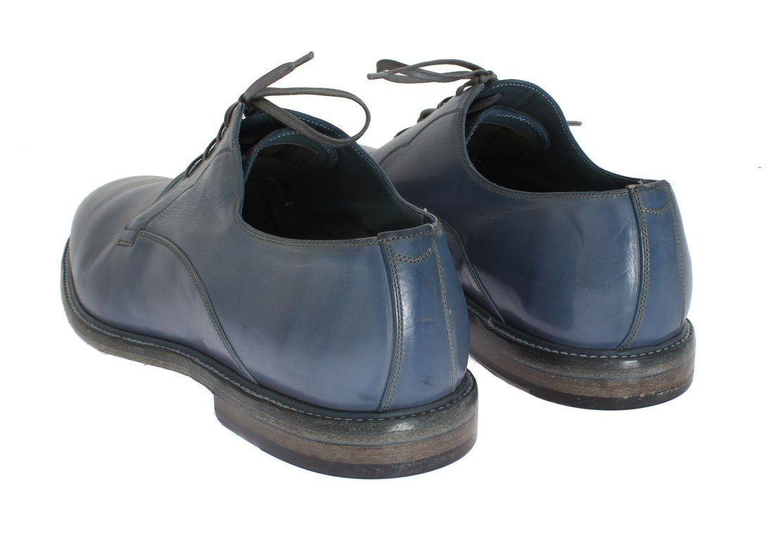 Blue Leather Dress Formal Shoes