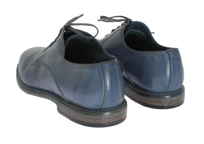 Blue Leather Dress Formal Shoes