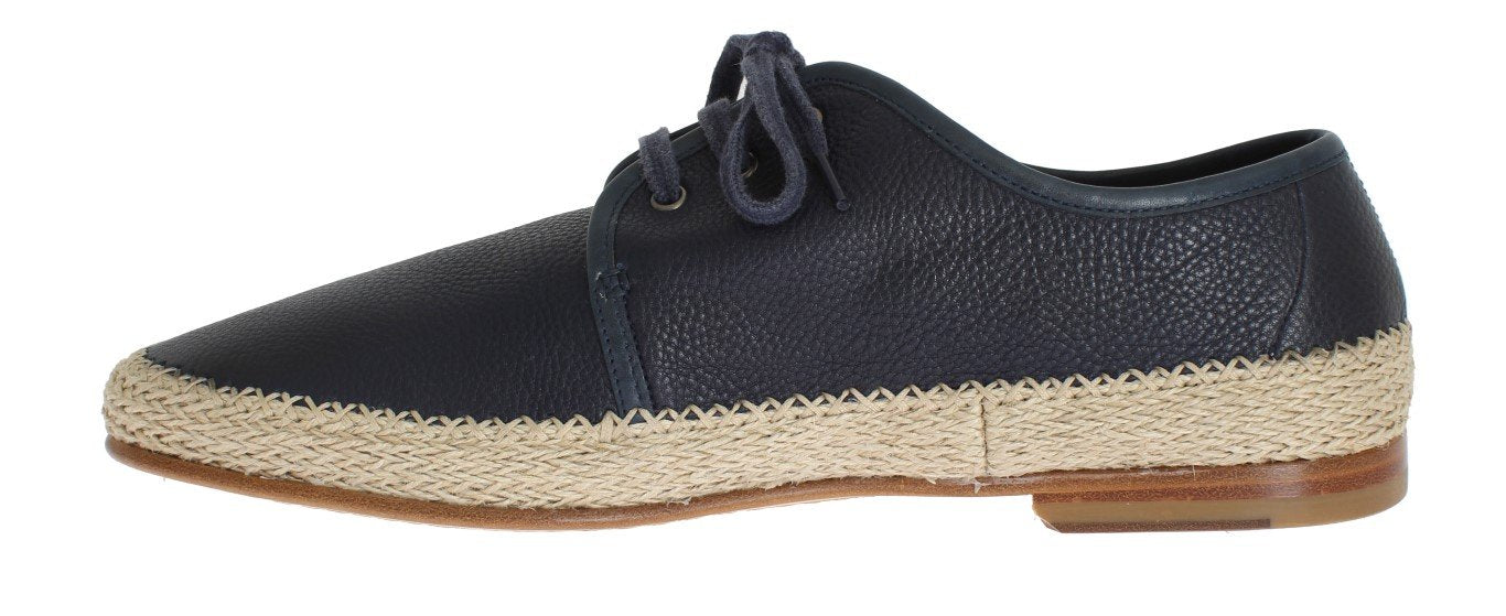 Blue Leather Dress Formal Shoes