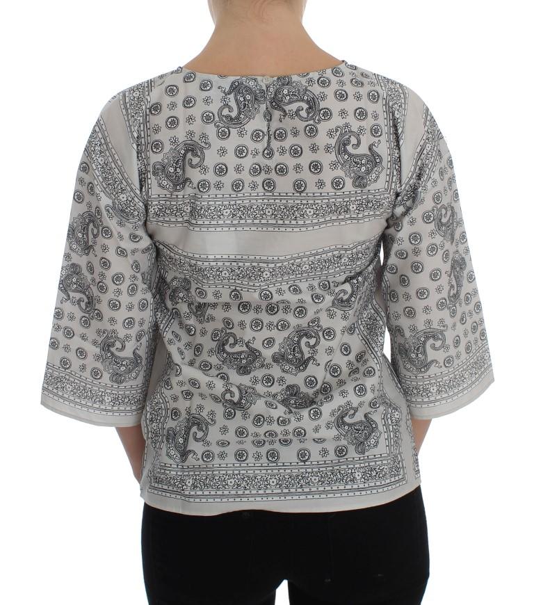 Gray 3/4 Sleeve Blouse Tunic