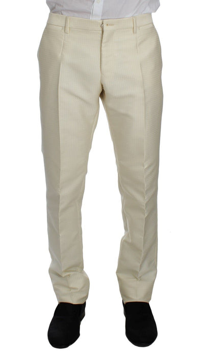 White Slim Double Breasted 3 Piece Suit