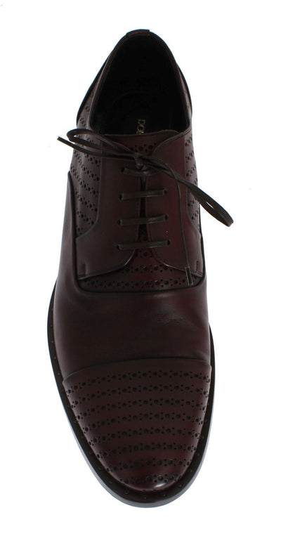 Bordeaux Leather Dress Formal Shoes