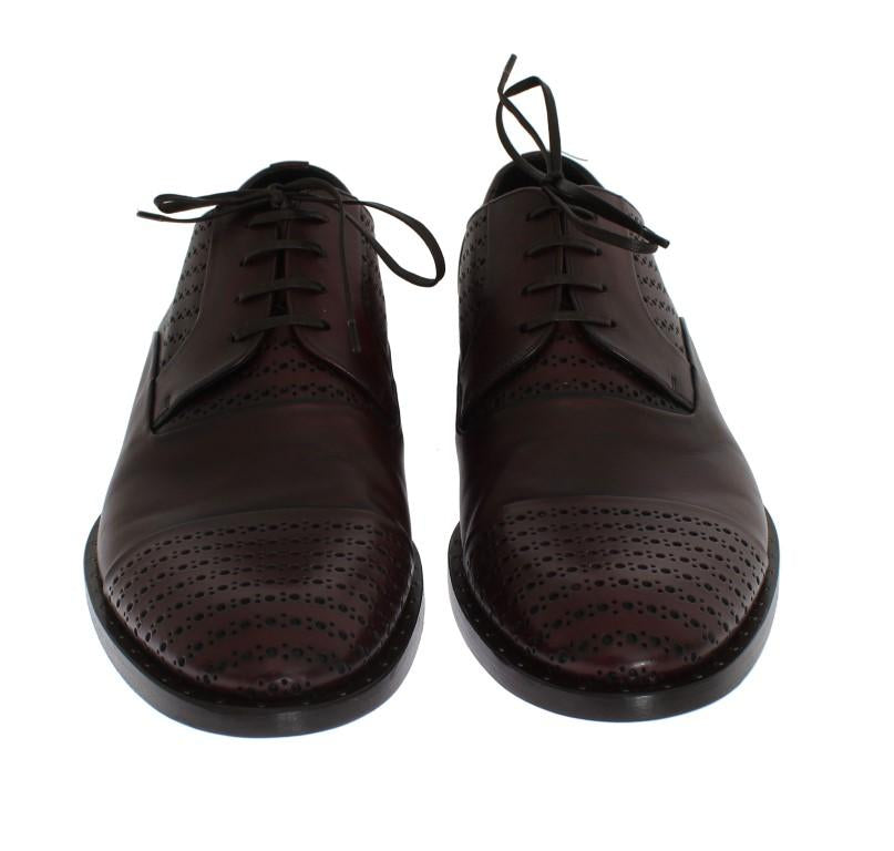 Bordeaux Leather Dress Formal Shoes