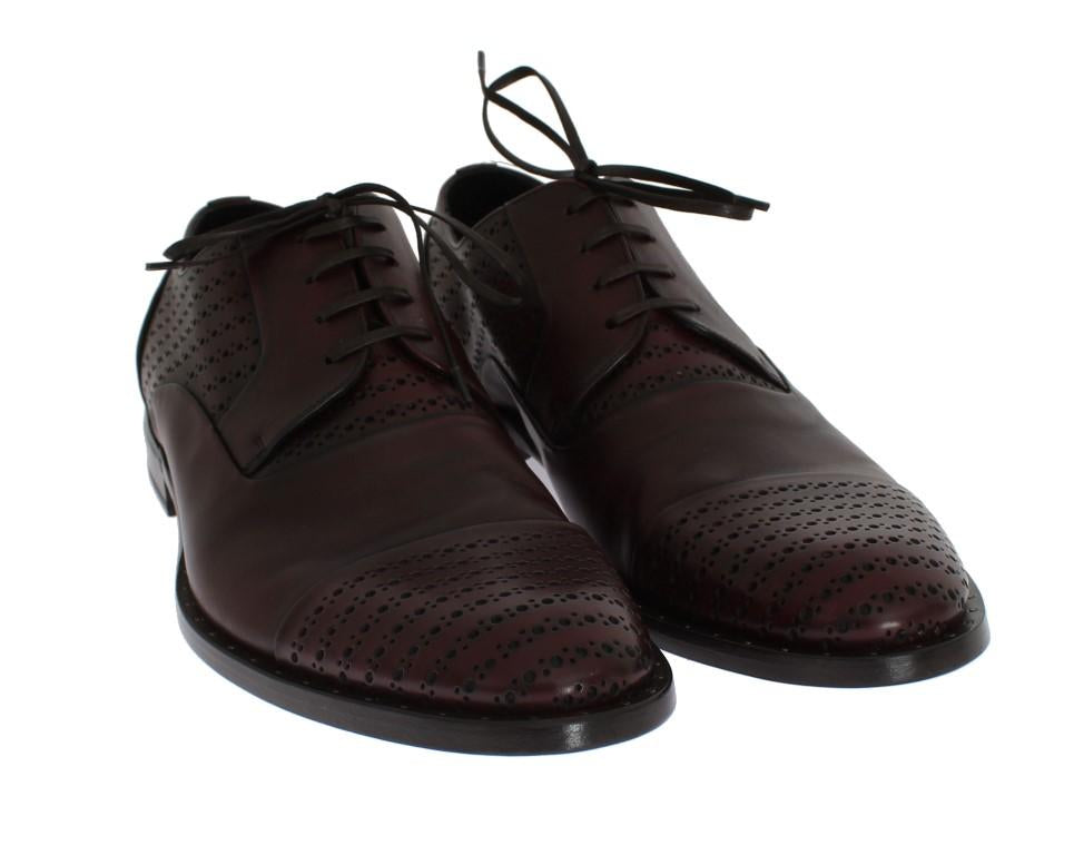 Bordeaux Leather Dress Formal Shoes