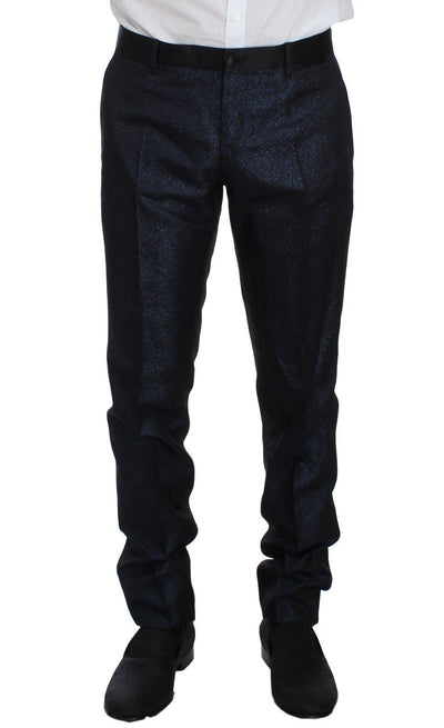Blue 3 Piece Slim Fit Suit Tuxedo Smoking