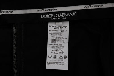 Gray Wool Stretch Pants