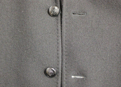 Black wool slim fit blazer