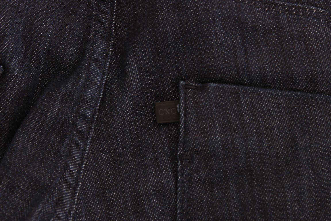 Blue skinny leg jeans
