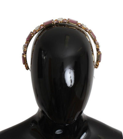 Gold Tiara Brass Crystal Sicily GEMME Headband