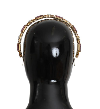 Gold Tiara Brass Crystal Sicily GEMME Headband