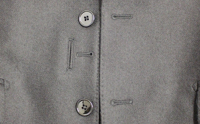 Black slim fit wool blazer