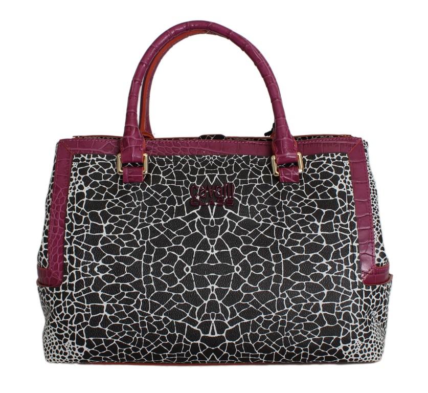 Pink Hand Shoulder PVC Satchel Bag