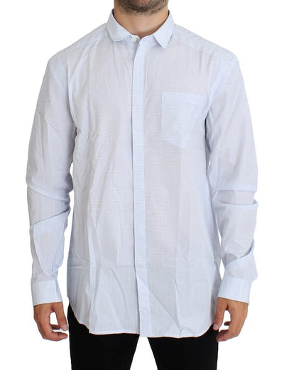 Blue Checkered Cotton Casual Shirt