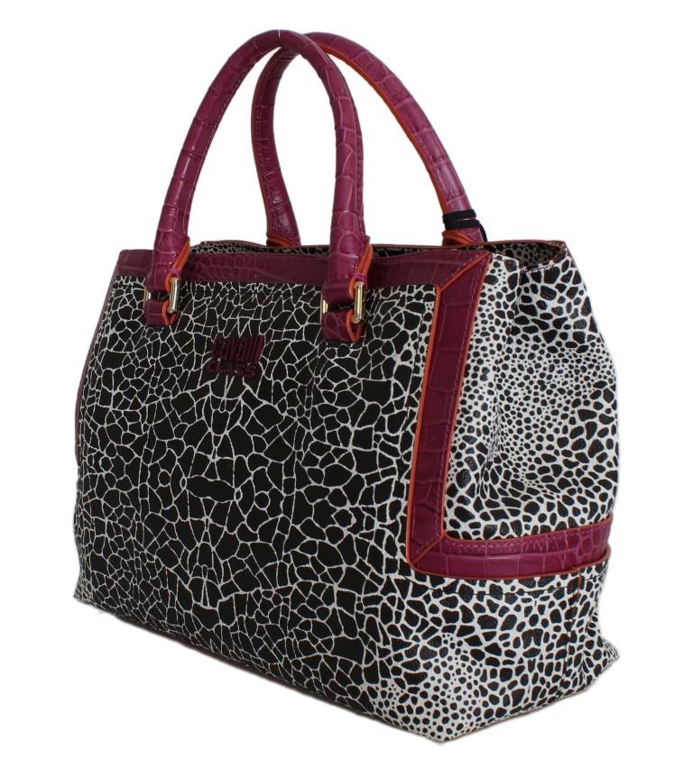 Pink Hand Shoulder PVC Satchel Bag