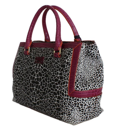 Pink Hand Shoulder PVC Satchel Bag