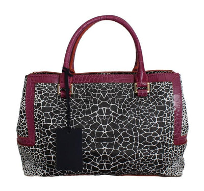 Pink Hand Shoulder PVC Satchel Bag
