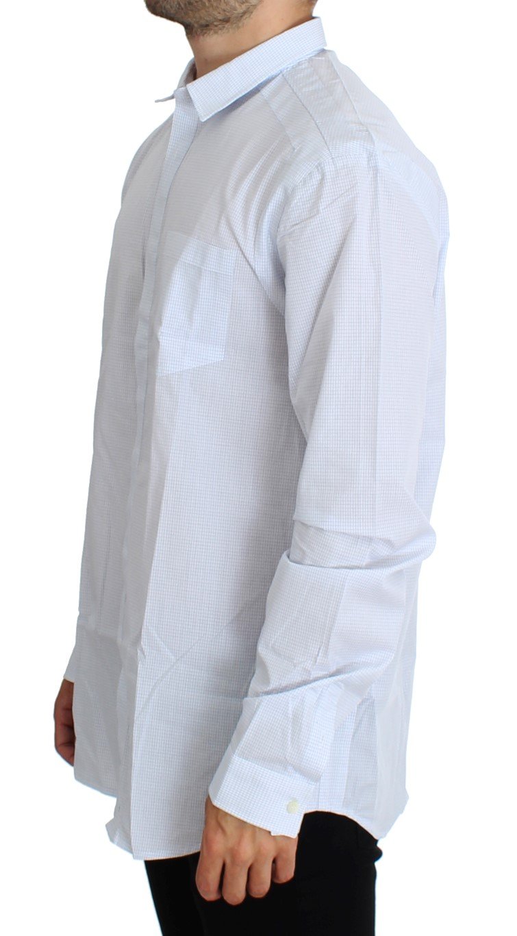 Blue Checkered Cotton Casual Shirt