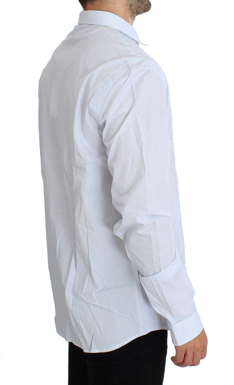 Blue Checkered Cotton Casual Shirt