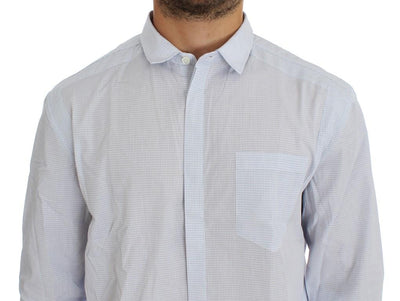 Blue Checkered Cotton Casual Shirt