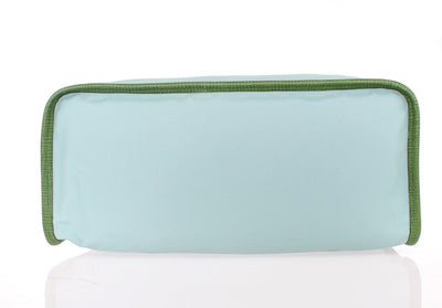 Blue nylon tote bag