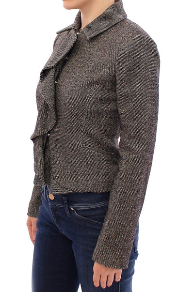 Gray Black Salt Peppar Coat Jacket