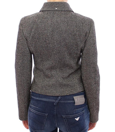 Gray Black Salt Peppar Coat Jacket