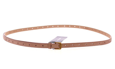 Pink Leather Suede Belt